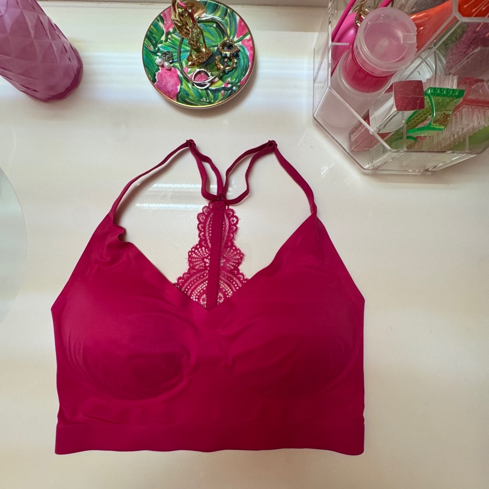 🩷Soma Enbliss Racerback Lace Bralette - 🩷Pink never worn, cut off tags😩